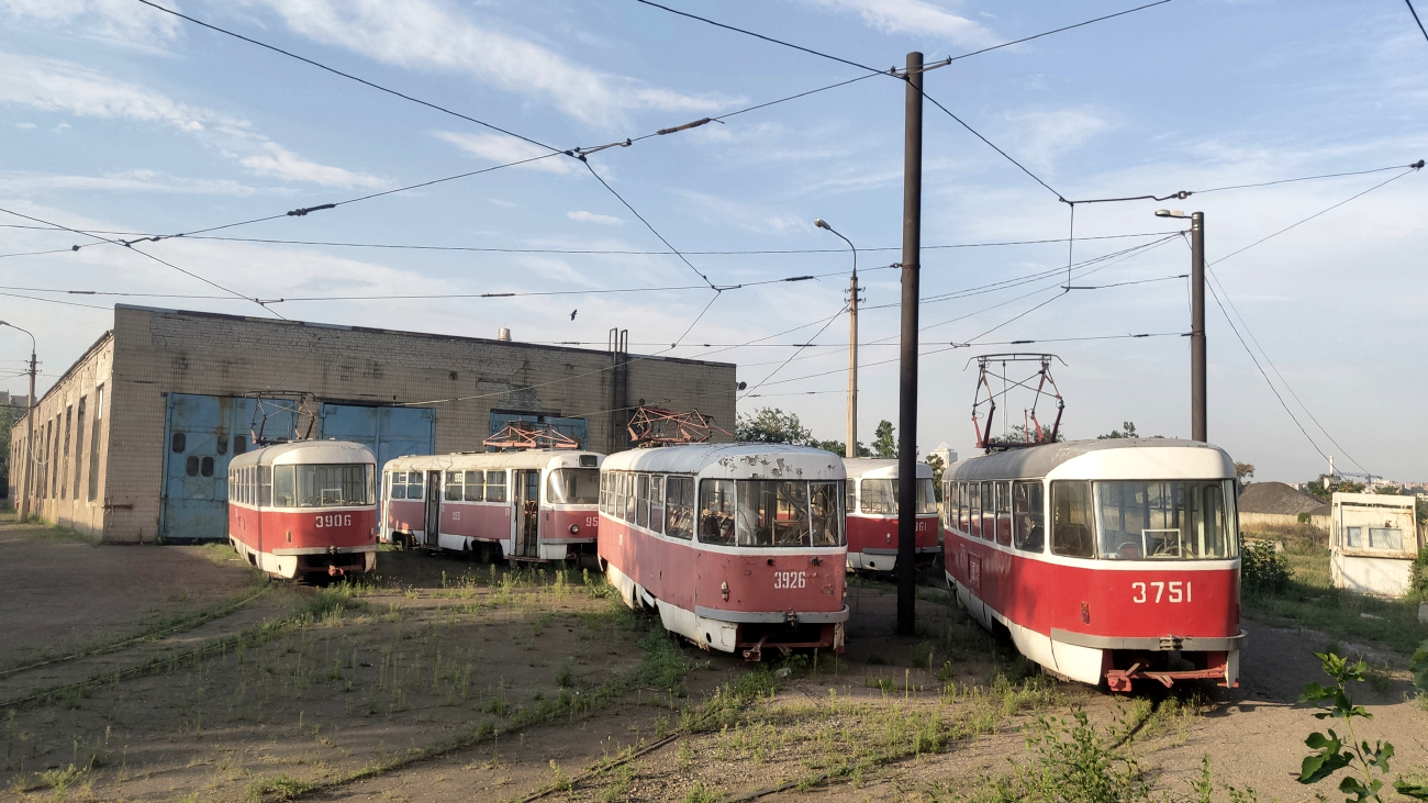 Донецк, Tatra T3SU № 3926; Донецк, Tatra T3SU (двухдверная) № 3751