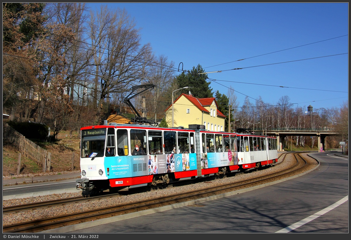 Цвиккау, Tatra KT4DMC № 929