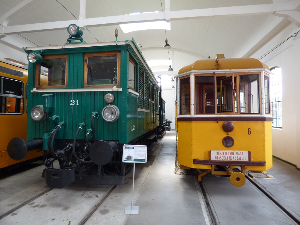 Budapest, Electric locomotive # 21 (L 21); Budapest, BKVT J1 # 6; Budapest — Museums