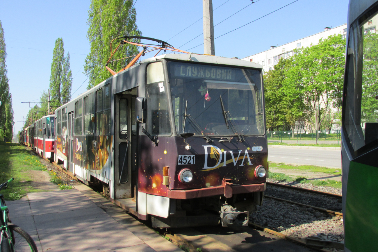 Харков, Tatra T6B5SU № 4521