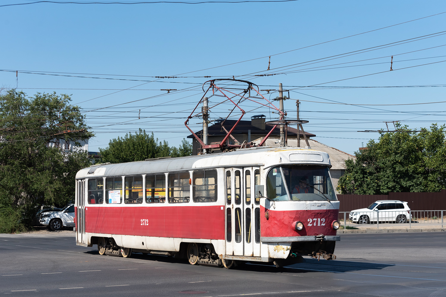 Волгоград, Tatra T3SU (двухдверная) № 2712