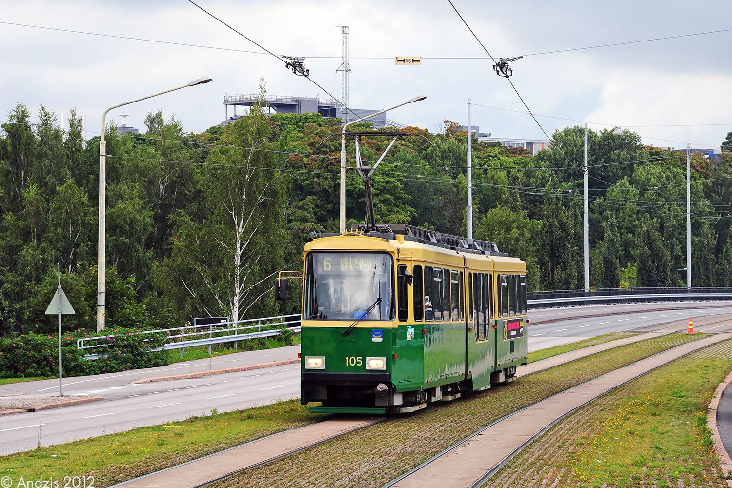 Хельсинки, Valmet MLNRV2 № 105