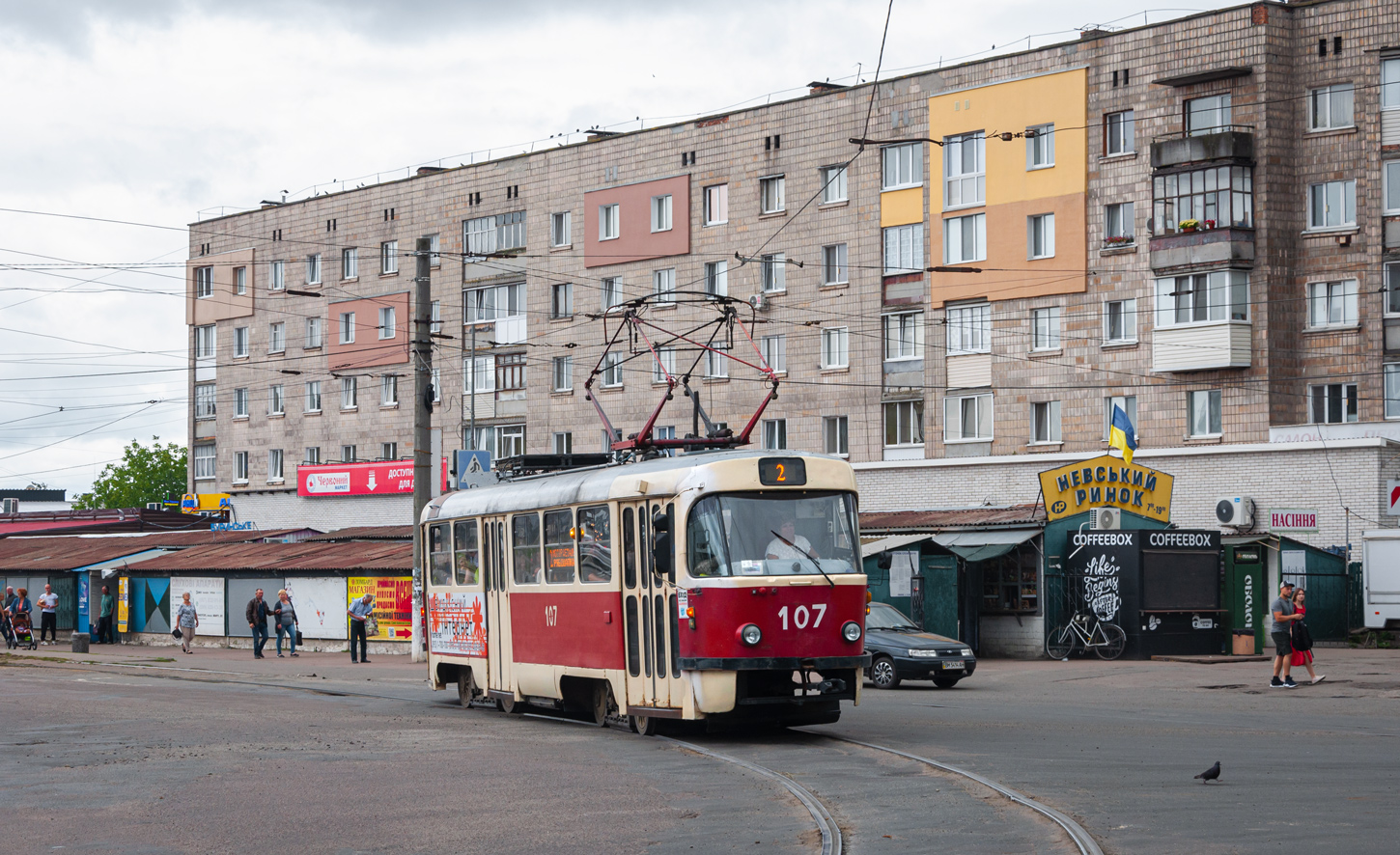 Konotop, Tatra T3A č. 107