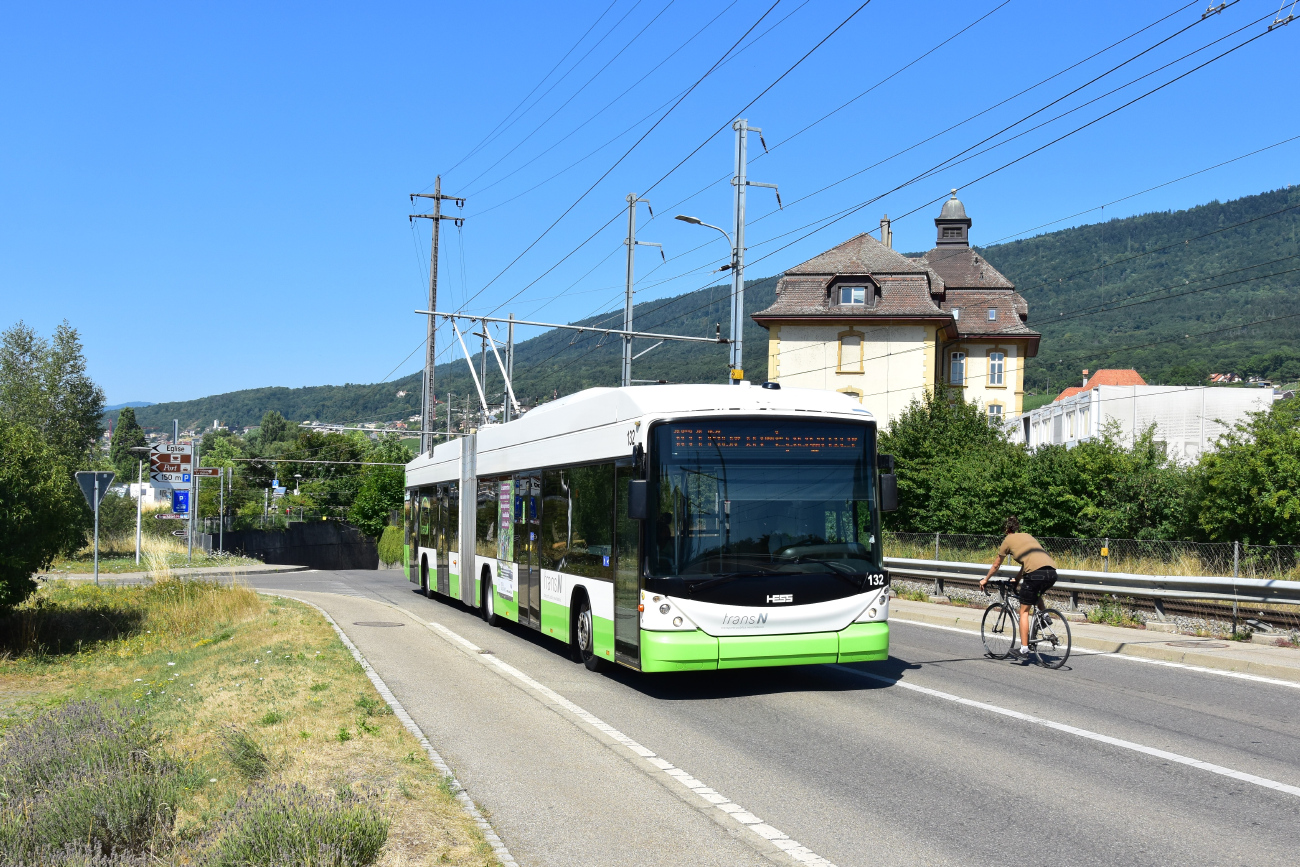 Невшатель, Hess SwissTrolley 3 (BGT-N2C) № 132