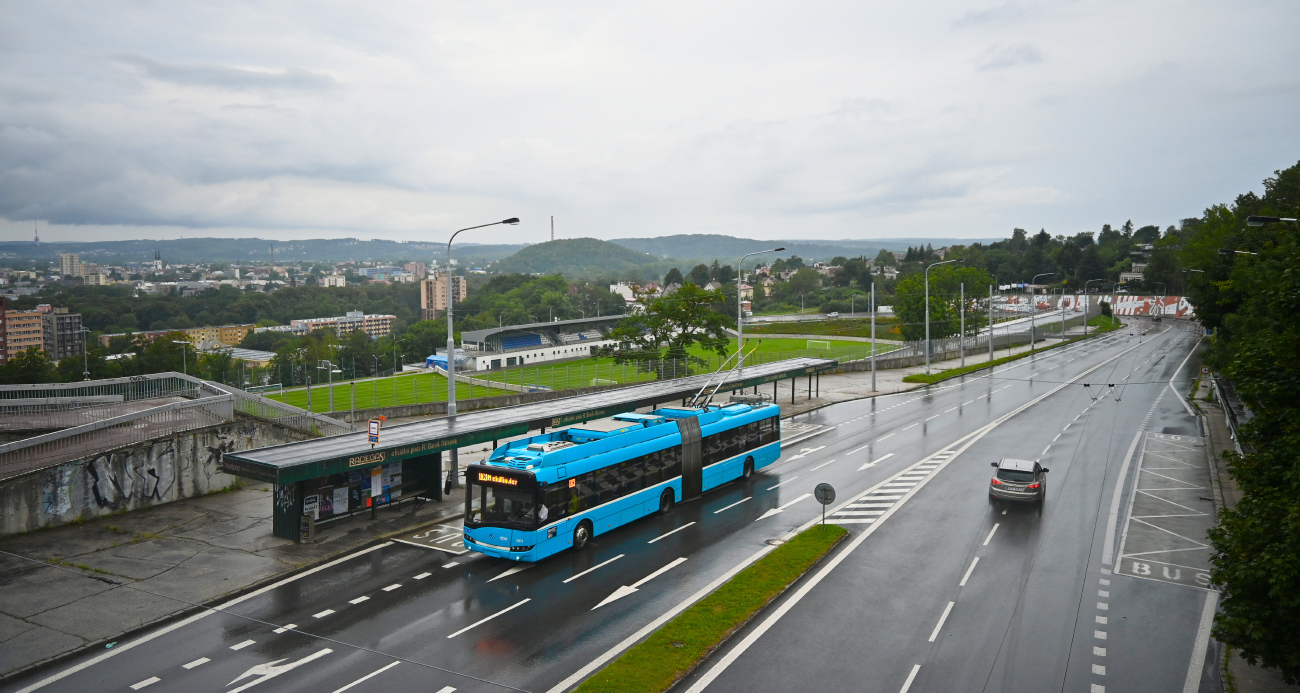 Острава, Škoda 27Tr Solaris III № 3811; Острава — Троллейбусные линии и инфраструктура