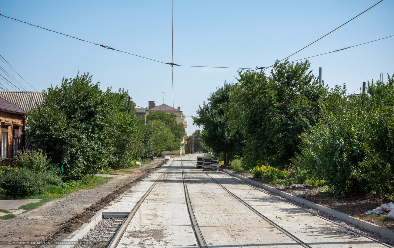 Taganrog — Repair of the tram line under the concession agreement. Stage #2