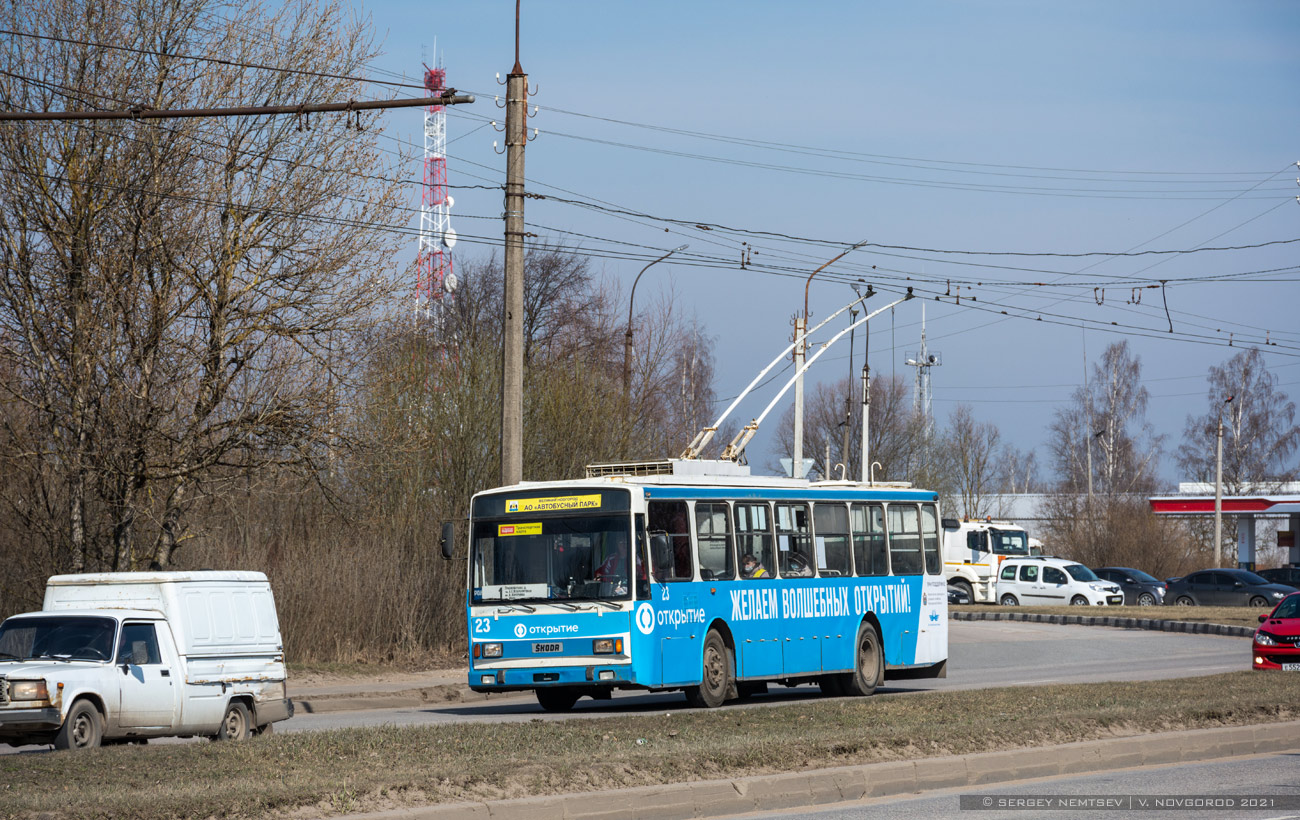 Великий Новгород, Škoda 14TrM (ВМЗ) № 23