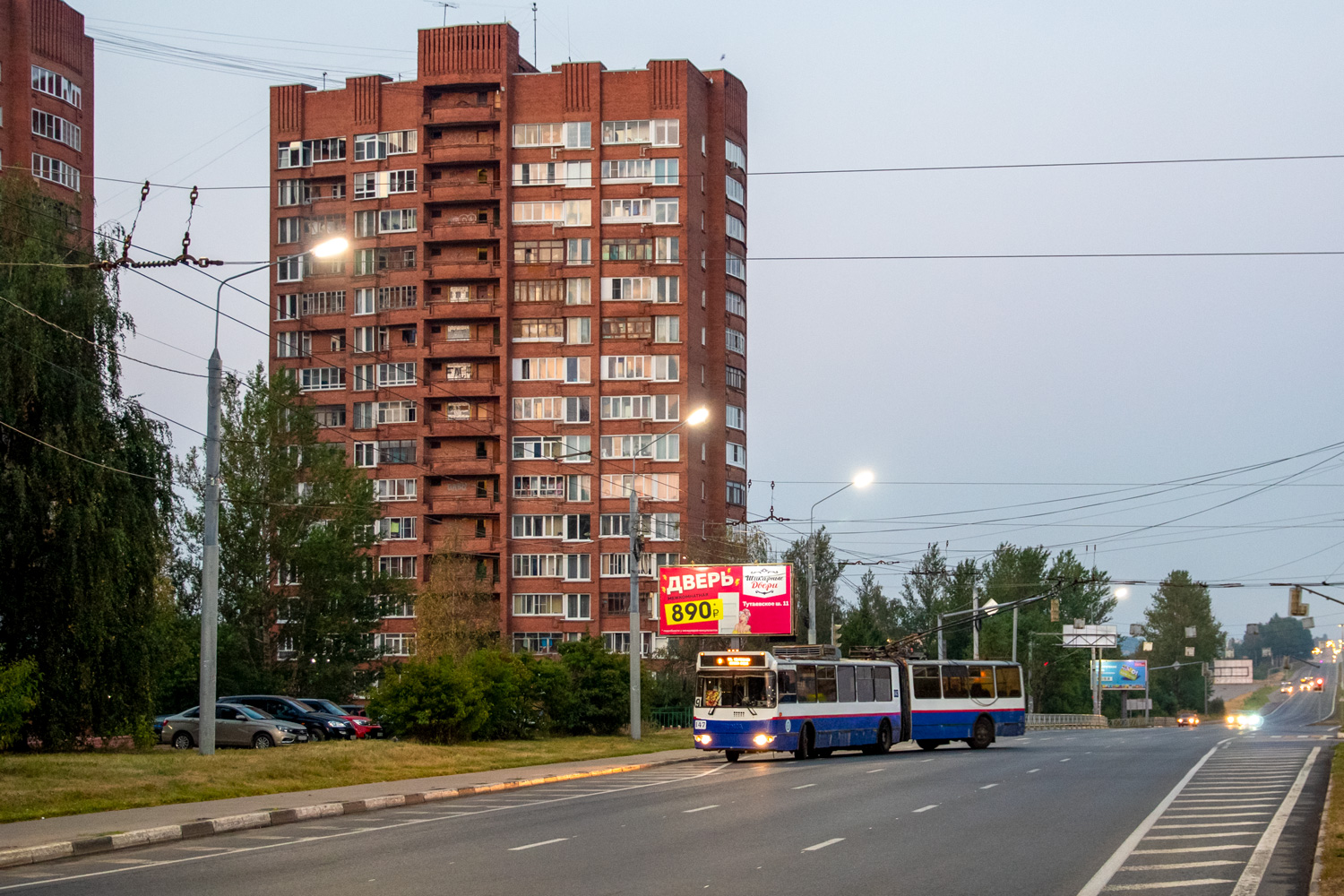 Ярославль — Конечные станции и разворотные кольца — троллейбус