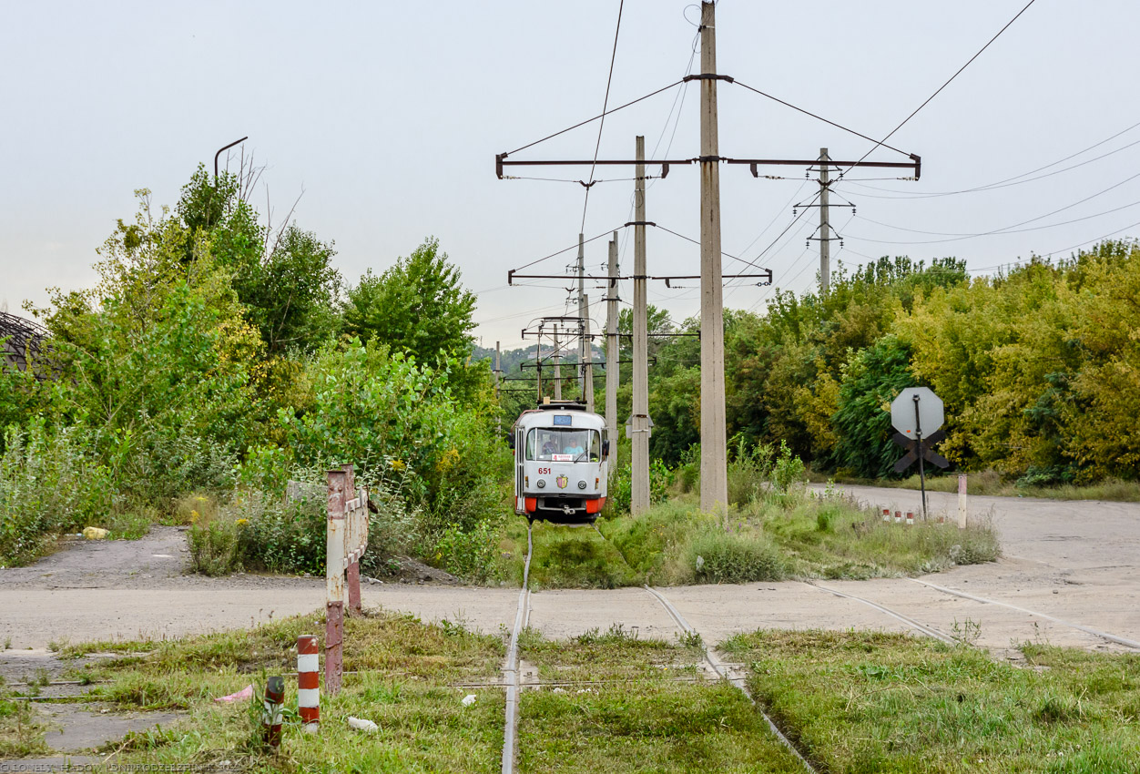 Каменское — Трамвайные линии и инфраструктура