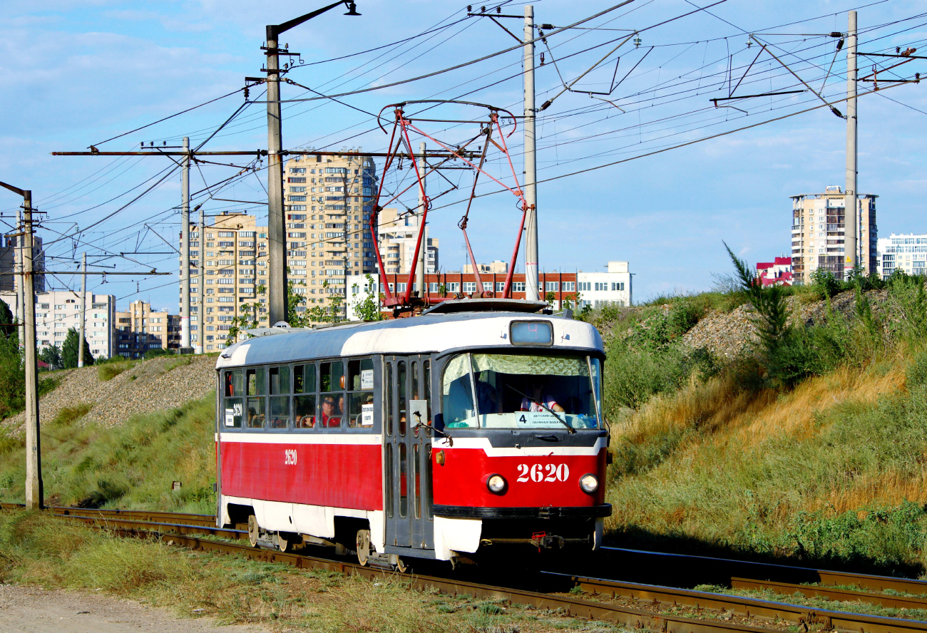 Волгоград, Tatra T3SU (двухдверная) № 2620