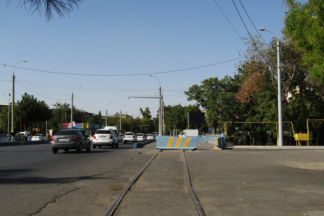 Ташкент — Закрытые трамвайные линии