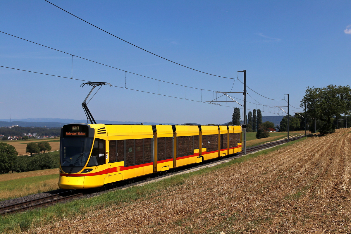 Базель, Stadler Tango ER Be 6/10 № 152; Базель — Международный трамвай-интерурбан Basel — Rodersdorf