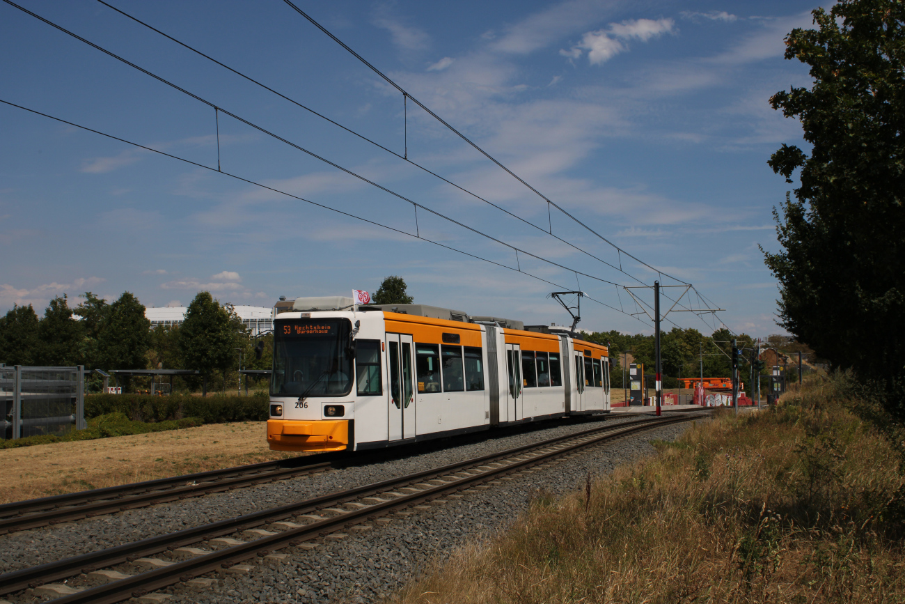 Mainz, Adtranz GT6M-ZR nr. 206