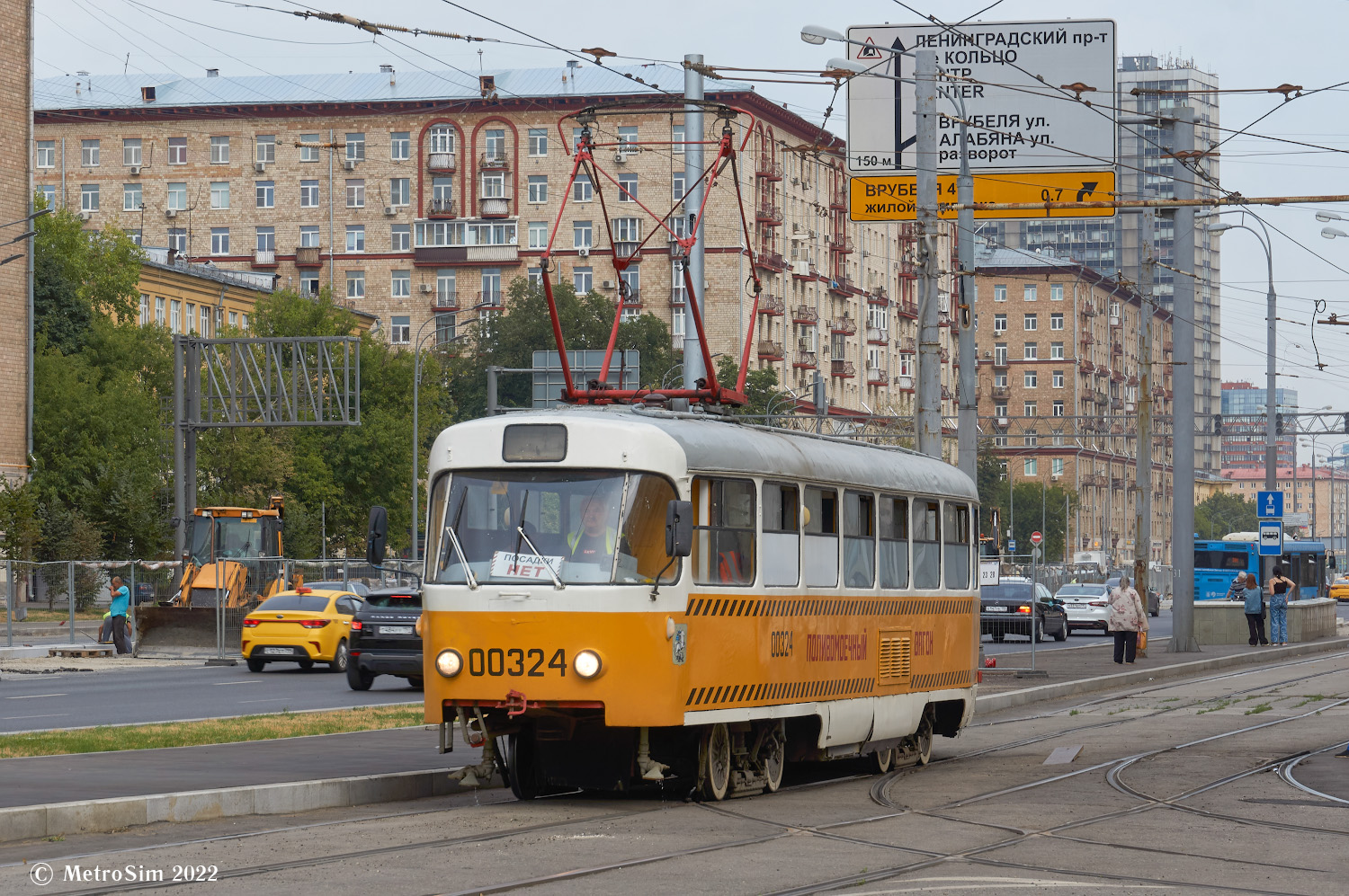 Москва, Tatra T3SU № 00324