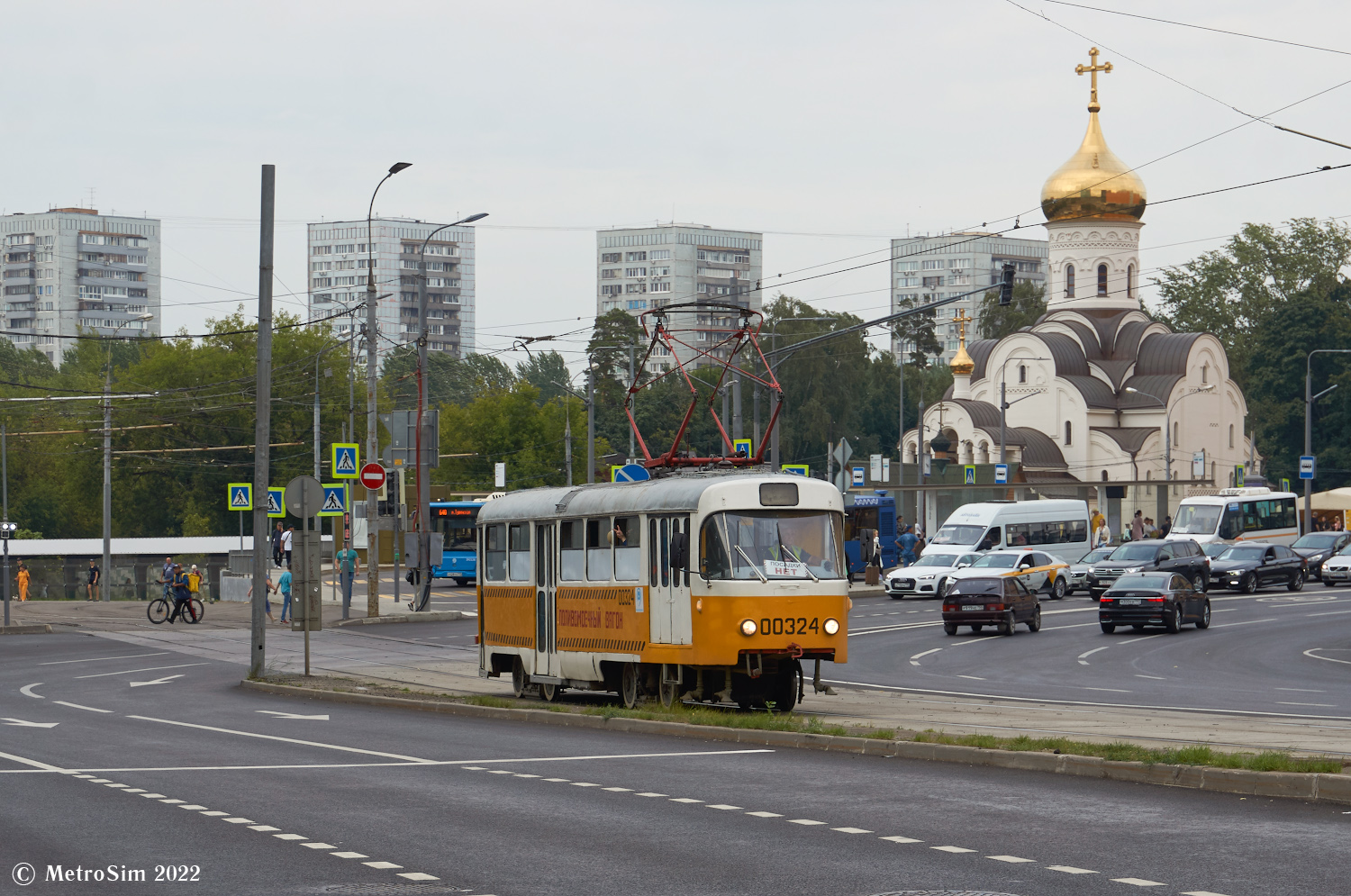 Москва, Tatra T3SU № 00324