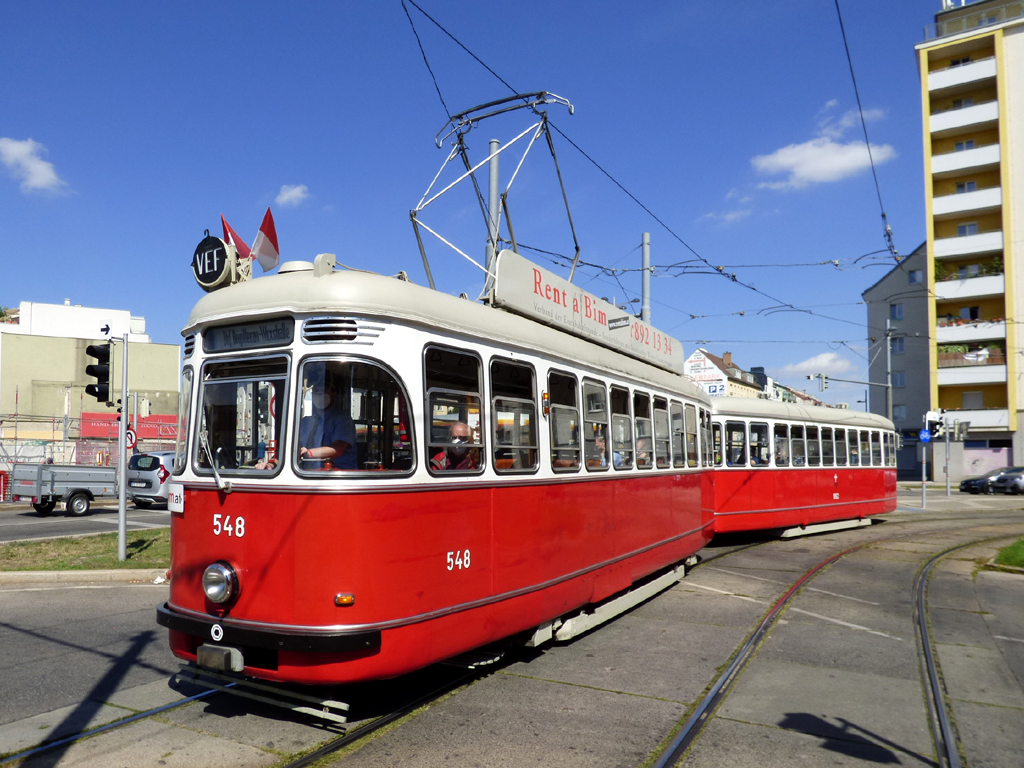 Вена, HW Type L № 548; Вена — Tramwaytag 2022