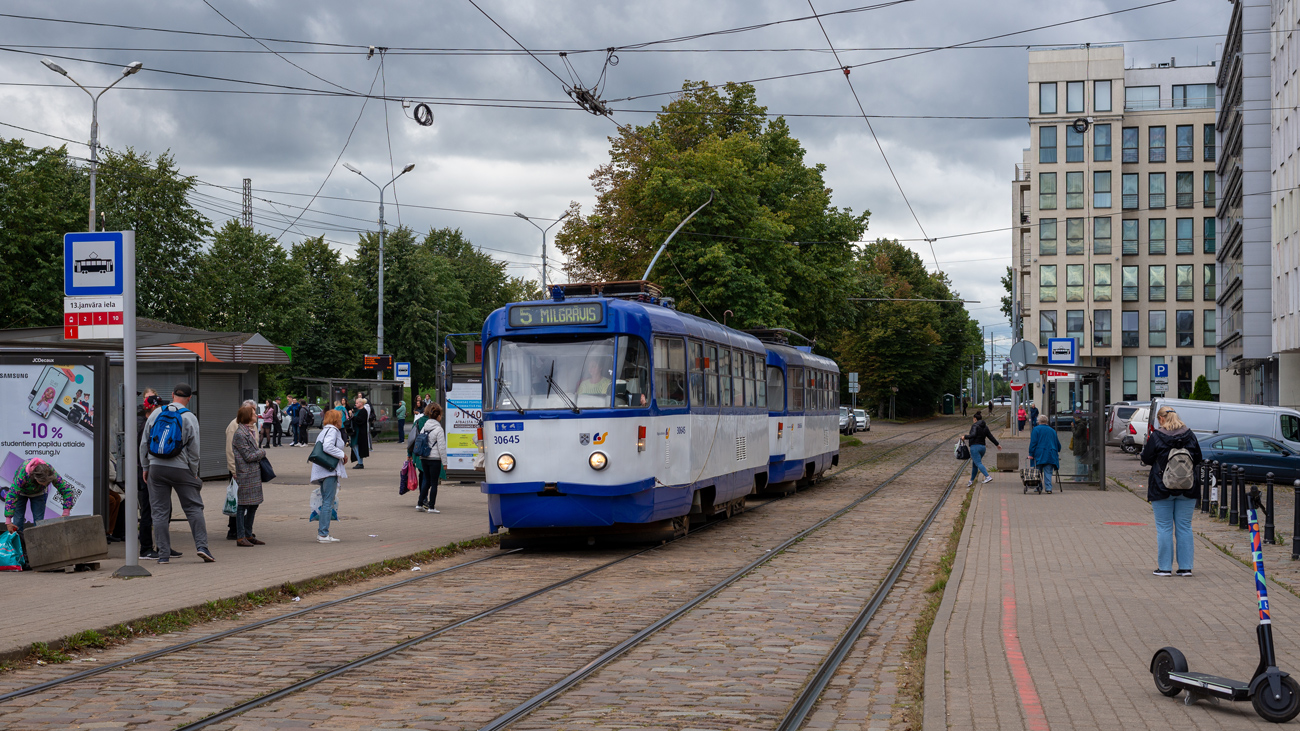 Рига, Tatra T3A № 30645