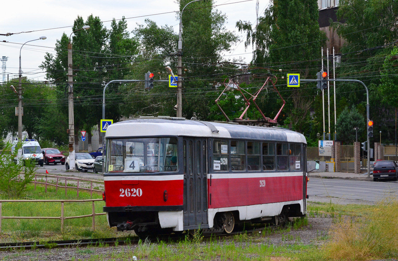 Volgograd, Tatra T3SU (2-door) nr. 2620