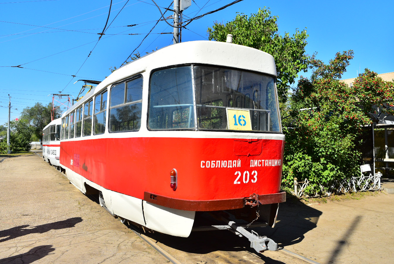 Тула, Tatra T3SU № СП-3; Тула — Выставка трамваев "95 лет на службе городу" 10 сентября 2022 г.
