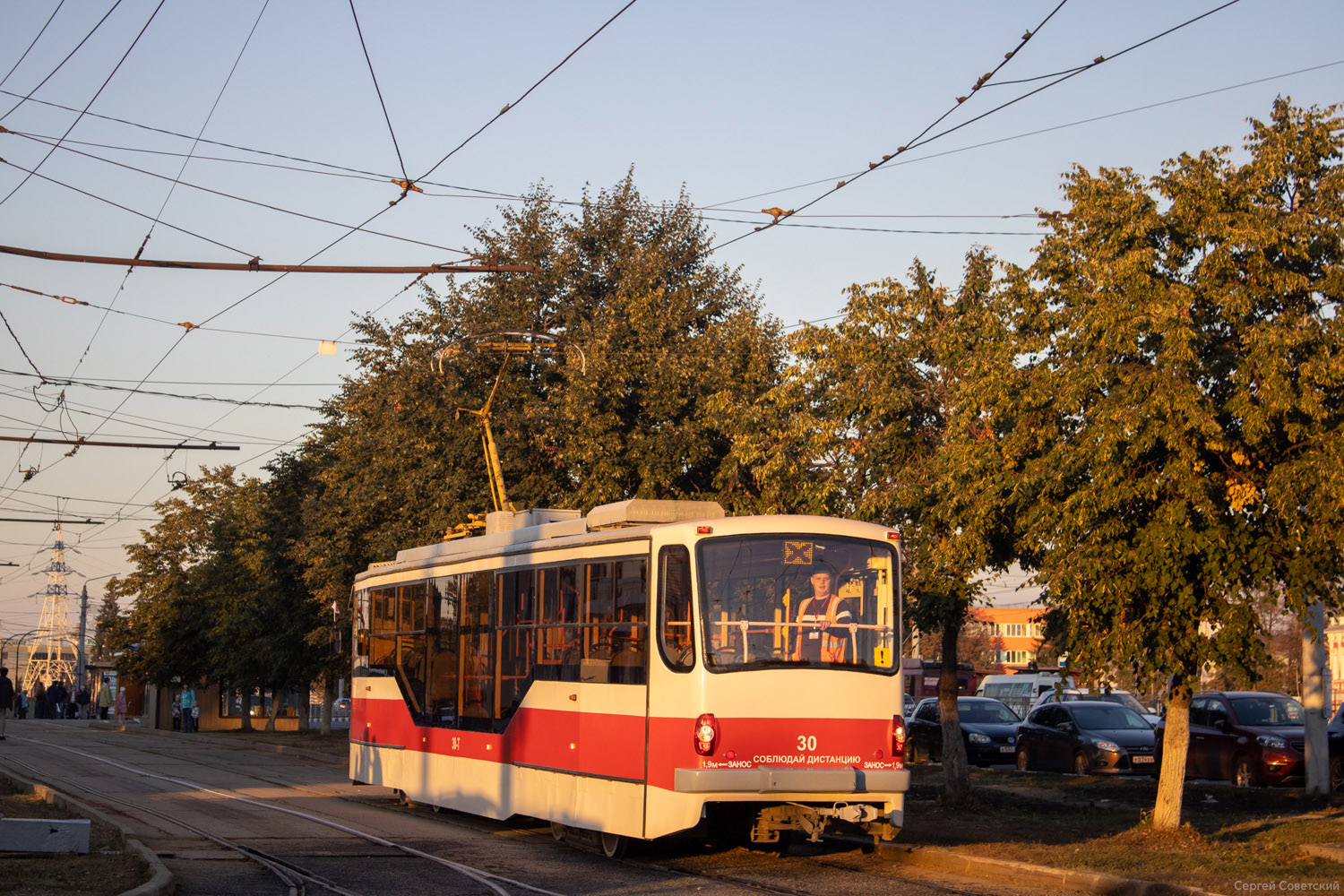 Тула, 71-407 № 30; Тула — Выставка трамваев "95 лет на службе городу" 10 сентября 2022 г.