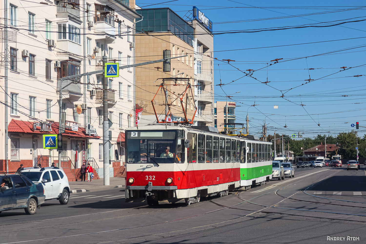 Тула, Tatra T6B5SU № 332; Тула — Выставка трамваев "95 лет на службе городу" 10 сентября 2022 г.