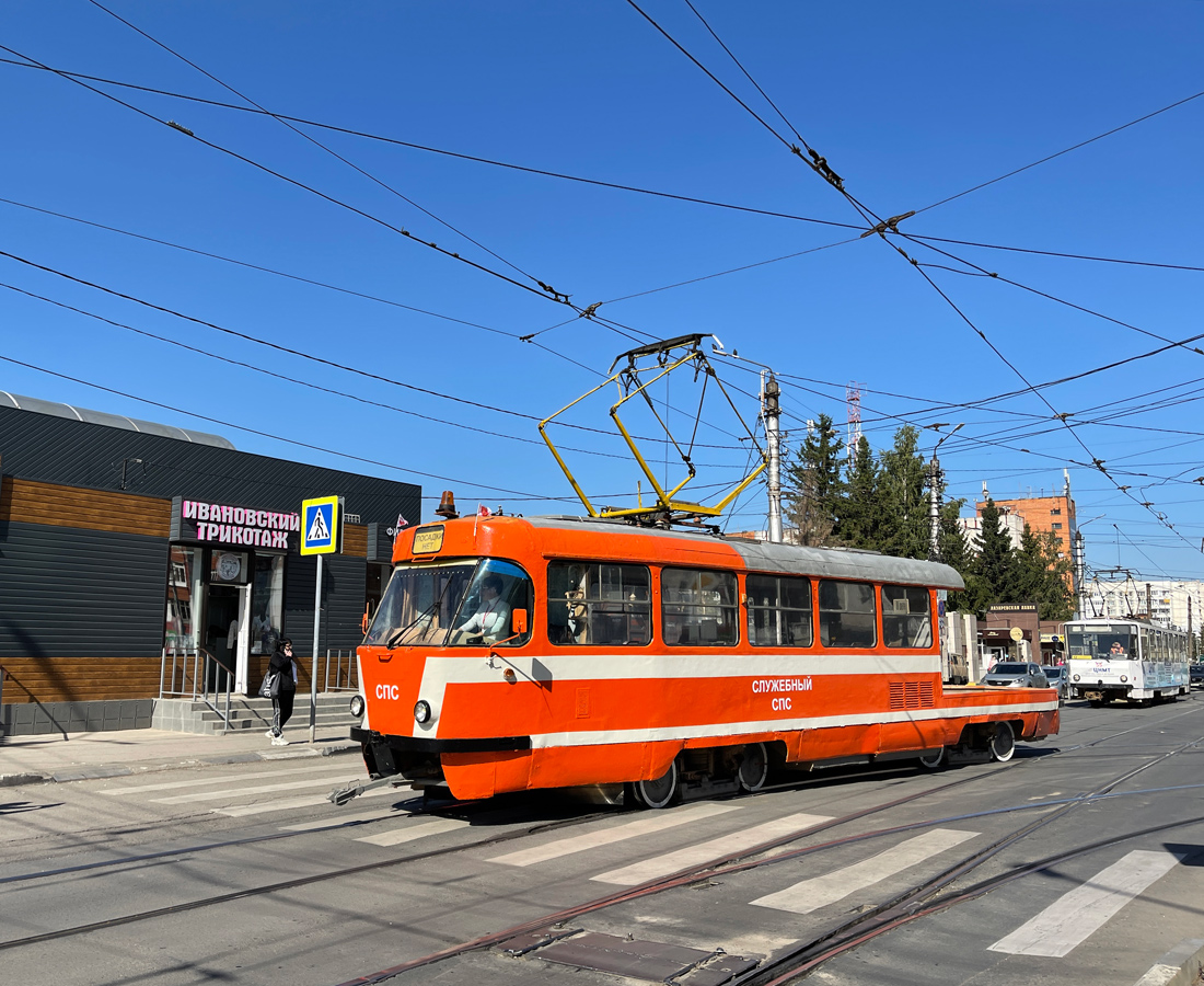 Тула, Tatra T3SU № Служебный СПС; Тула — Выставка трамваев "95 лет на службе городу" 10 сентября 2022 г.