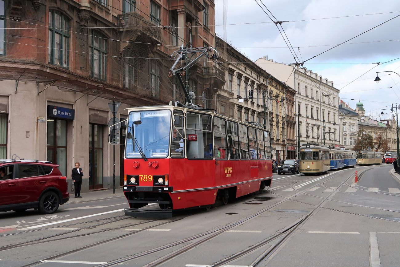 Краков, Konstal 105NT № 789; Краков — Парад исторических и современных трамваев 2022