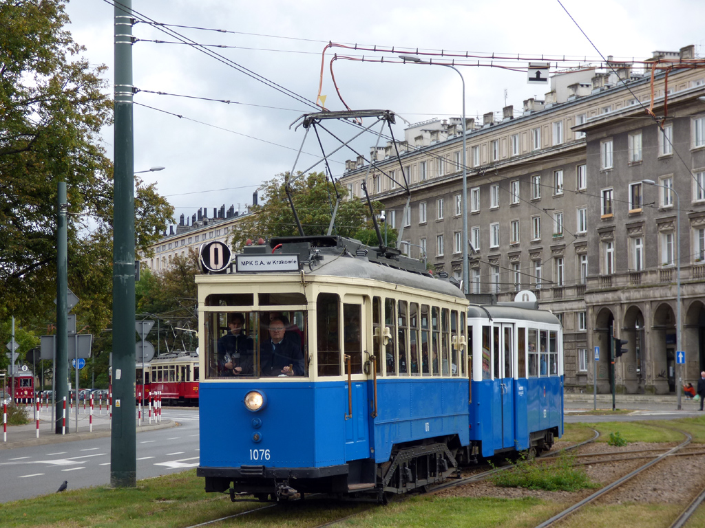 Краков, LH Standard № 1076; Краков — Парад исторических и современных трамваев 2022