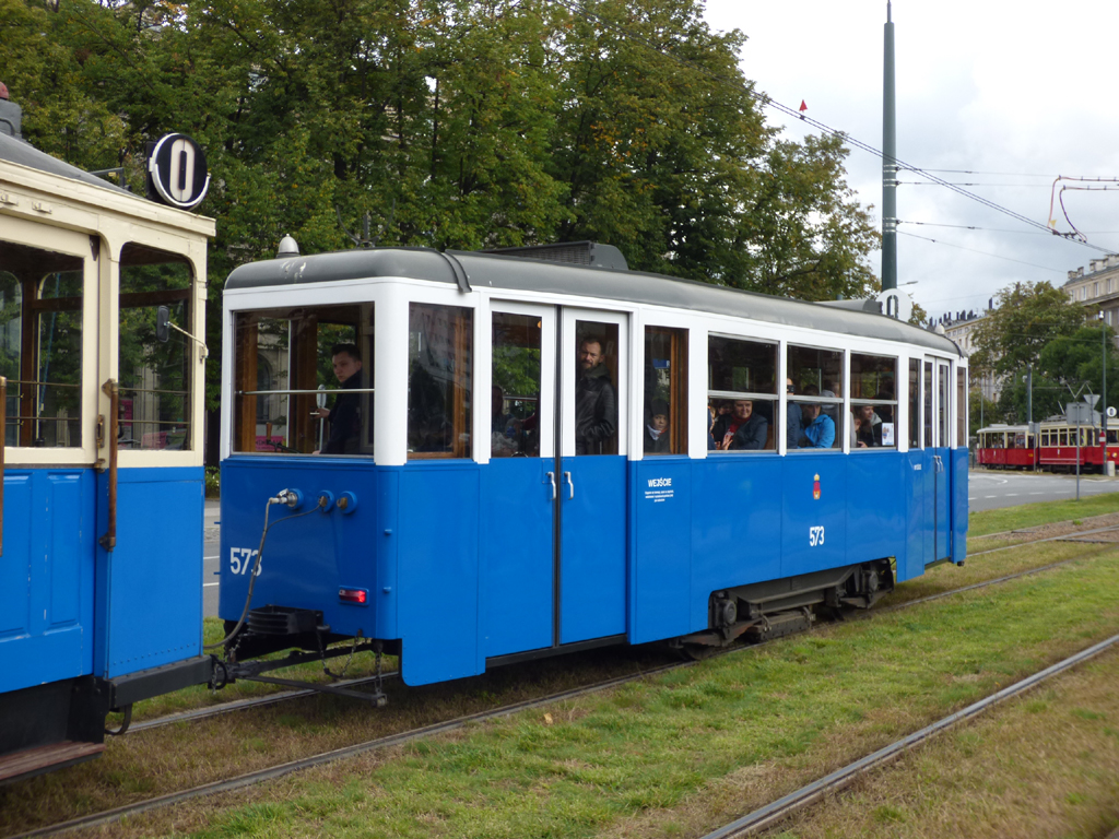 Краков, Konstal 4ND1 № 573; Краков — Парад исторических и современных трамваев 2022