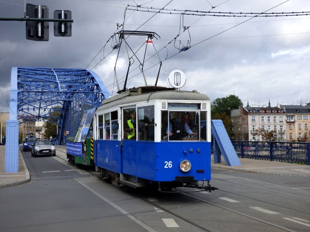 Kraków, Konstal N № 26; Kraków — Parade of historic and contemporary trams 2022