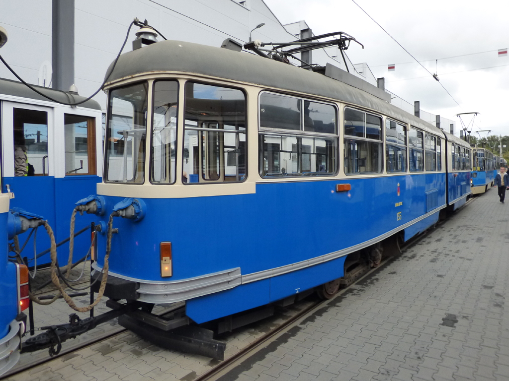 Краков, Konstal 102NaD № 155; Краков — Парад исторических и современных трамваев 2022