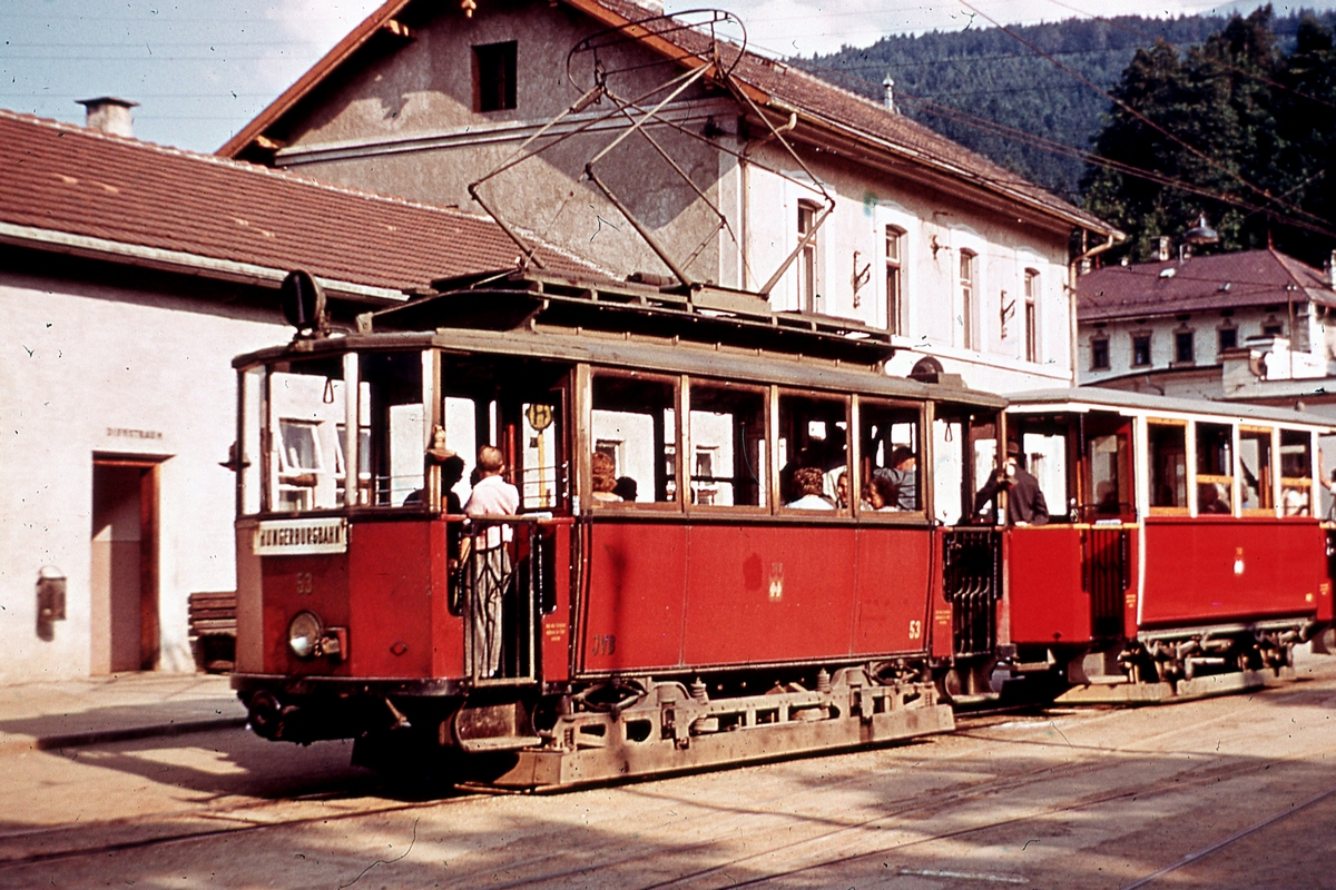 Инсбрук, Двухосный моторный Graz № 53; Инсбрук — Старые фотографии