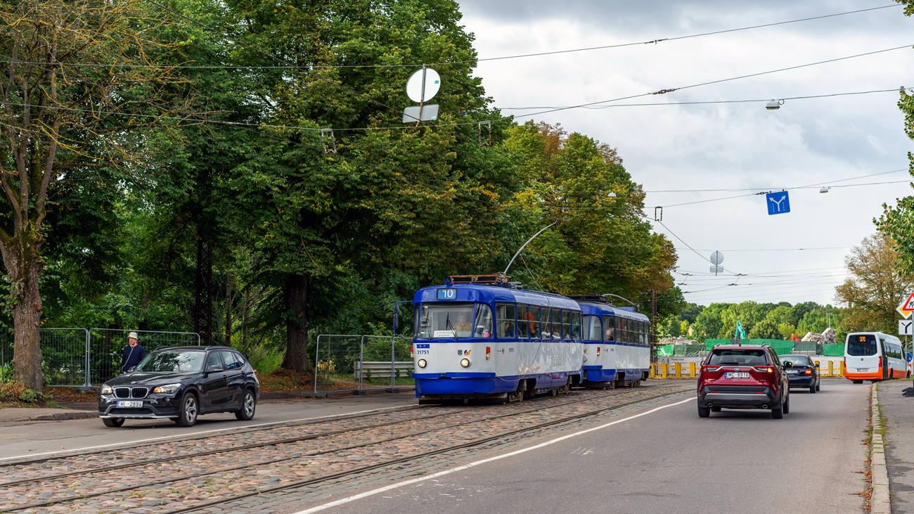 Рига, Tatra T3A № 31751; Рига — Трамвайные линии и инфраструктура