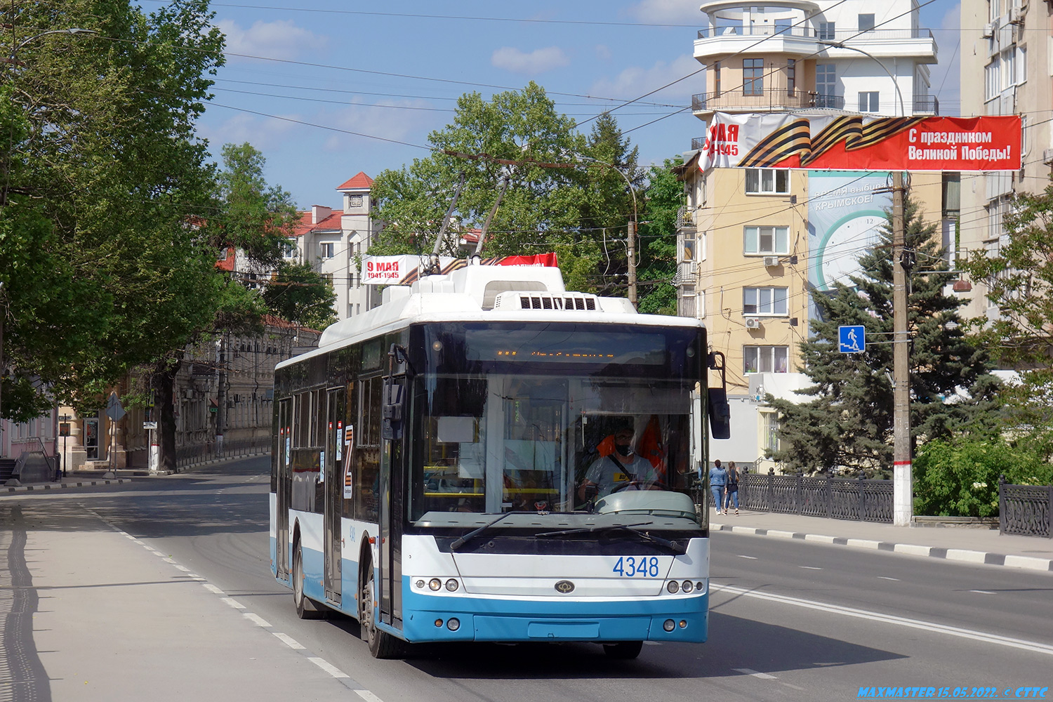 Крымский троллейбус, Богдан Т70110 № 4348
