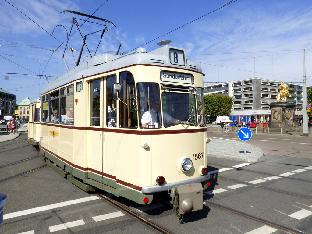 Dresden, Gotha T57 № 1587 (201 310); Dresden — 150th anniversary of Dresden trams (24.09.2022)