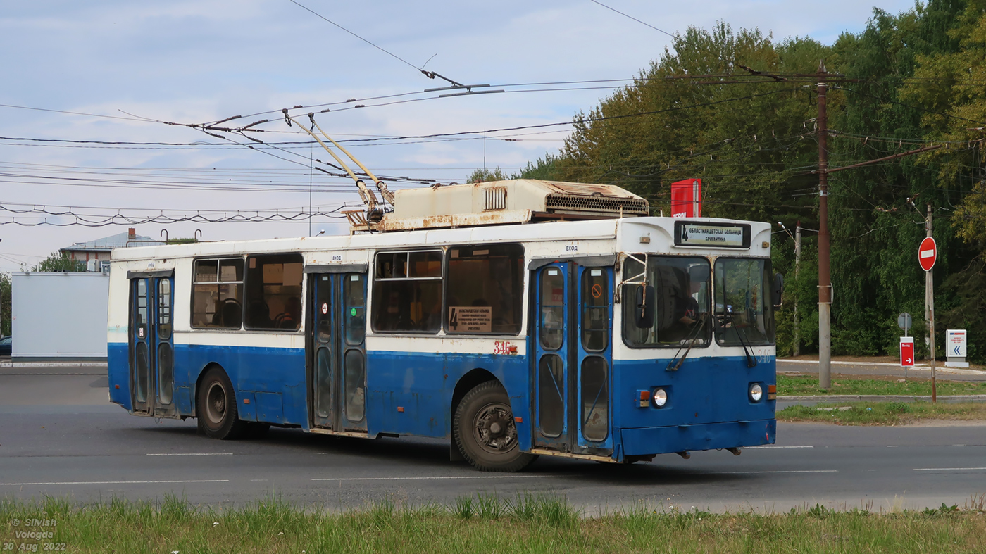 Вологда, ЗиУ-682ГМ1 (с широкой передней дверью) № 346