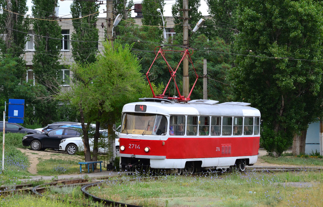 Волгоград, Tatra T3SU № 2714