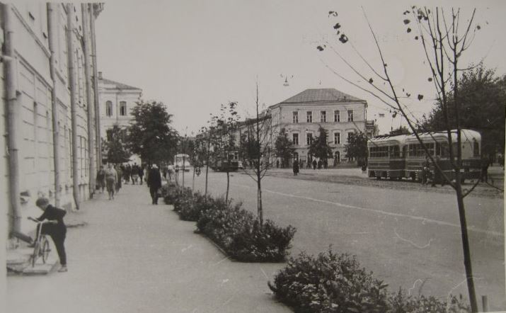 Цвер, КТП-1 № 162; Цвер — Старые фотографии (1917—1991); Цвер — Трамвайные линии: Центральный район