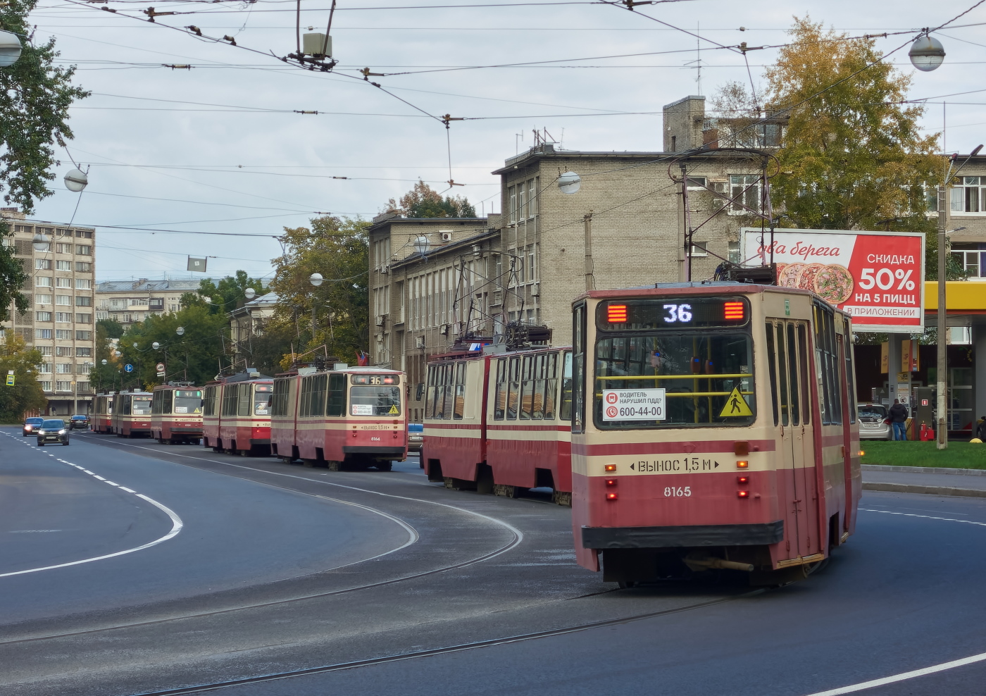 Санкт-Петербург, ЛВС-86К № 8164; Санкт-Петербург, ЛВС-86К № 8165; Санкт-Петербург — Происшествия