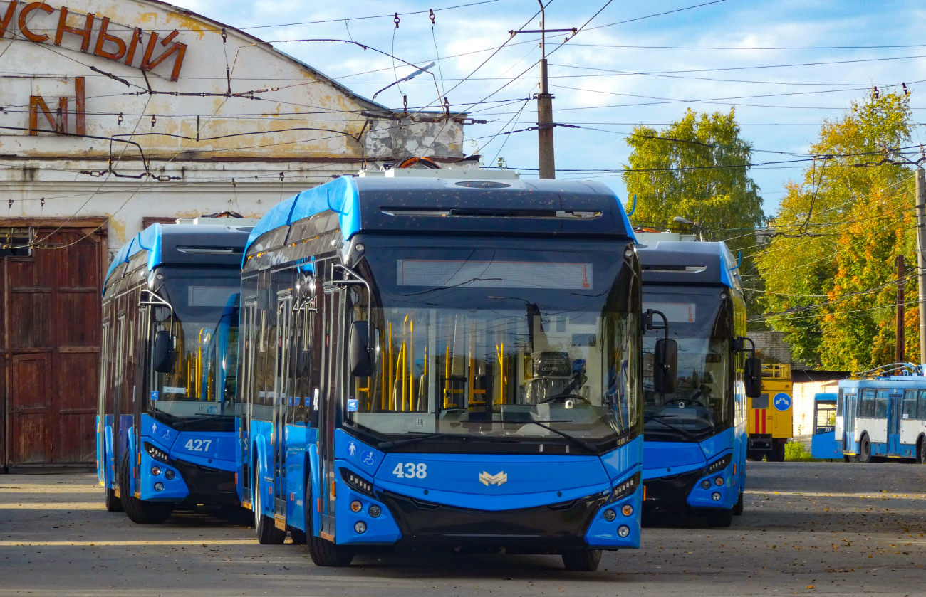 Petrozavodsk, BKM 321 Nr 438; Petrozavodsk — New trolleybuses