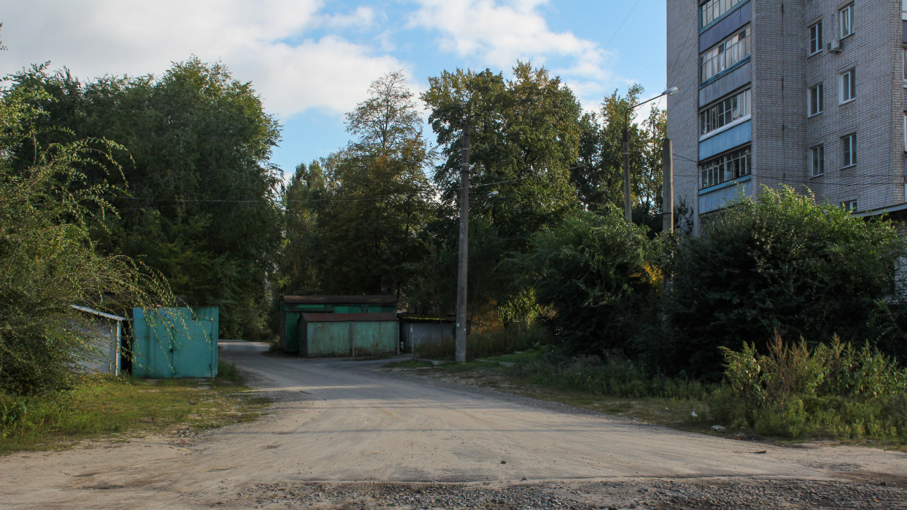 Voronezh — The remnants of Voronezh tramway