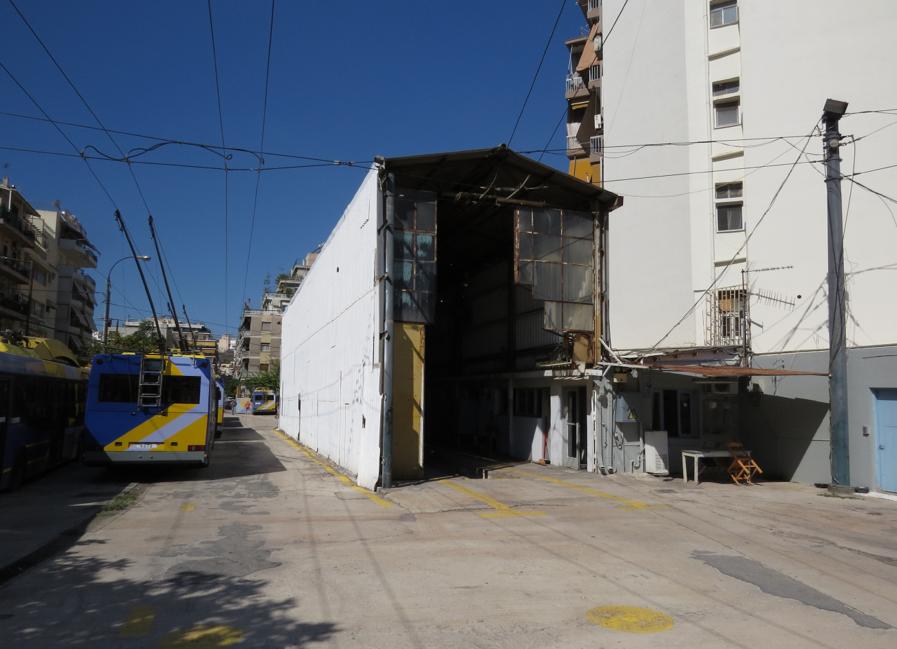 Афины — Троллейбусы – линии и инфраструктура