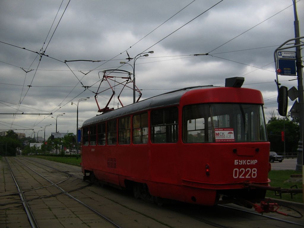 Moscow, Tatra T3SU № 0228