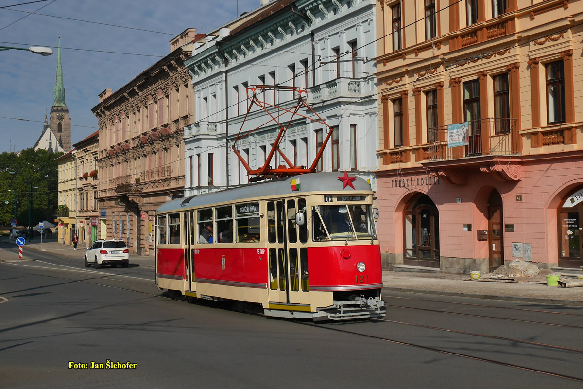 Пльзень, Tatra T1 № 121; Пльзень — Празднование 60-летия трамваев в Световаре