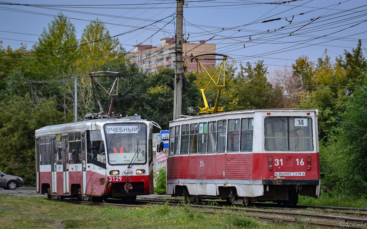 Новосибирск, 71-619К № 3129; Новосибирск, 71-605А № 3116