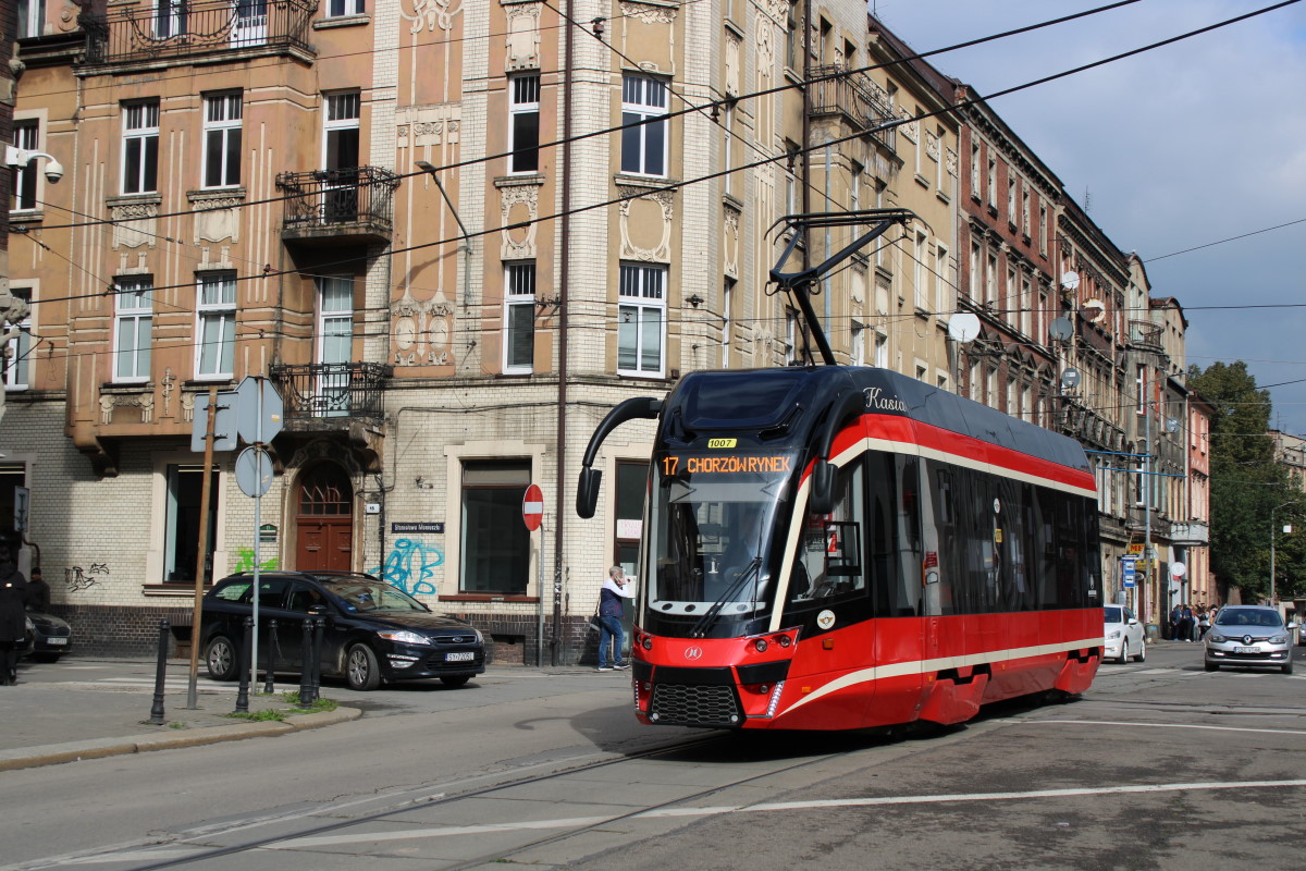 Силезские трамваи, Modertrans Moderus Beta MF 10 AC № 1007