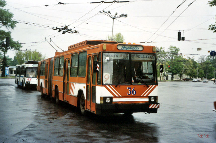 Полтава, ЮМЗ Т1 № 36; Полтава — Старые фотографии