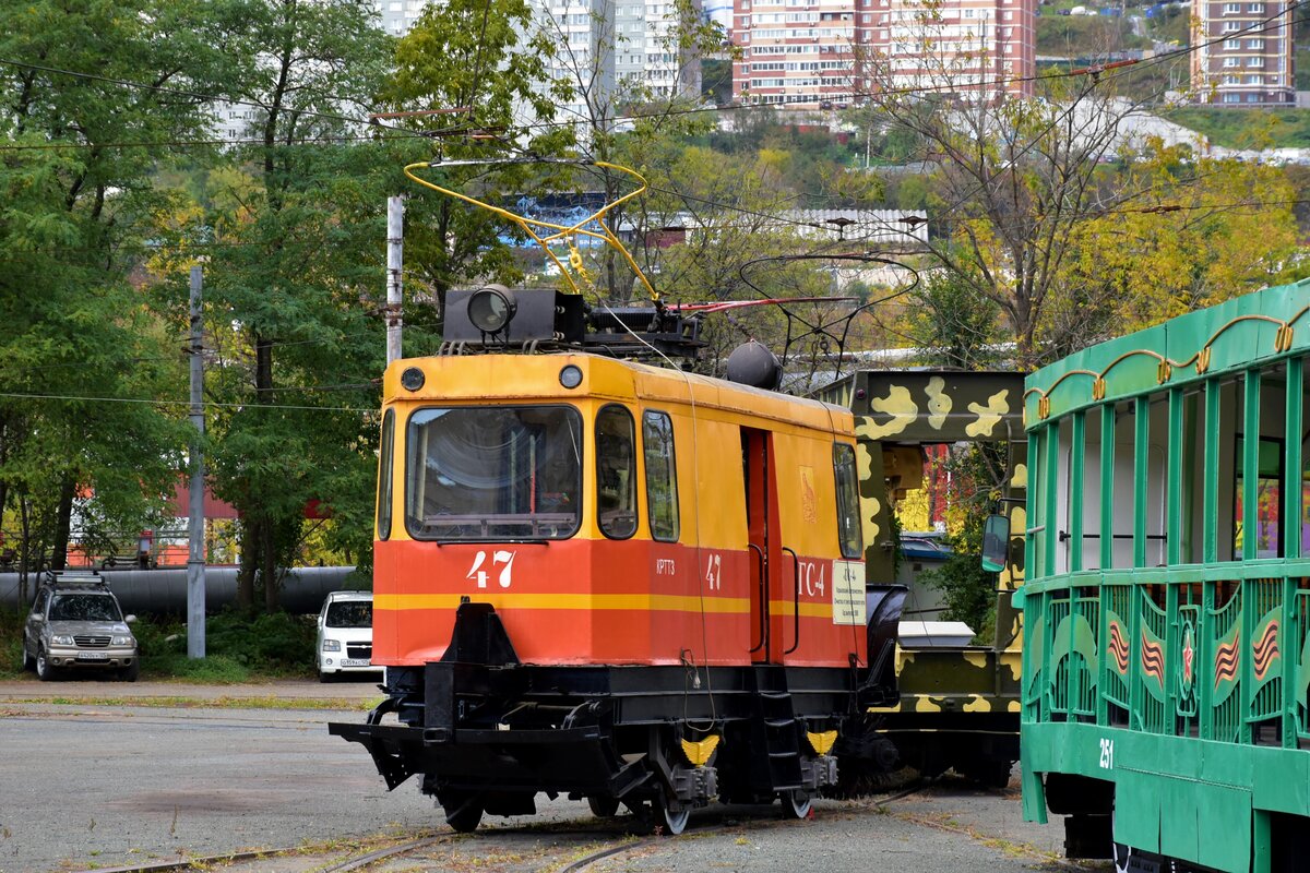 Владивосток, ГС-4 (КРТТЗ) № 47; Владивосток — Тематические трамваи
