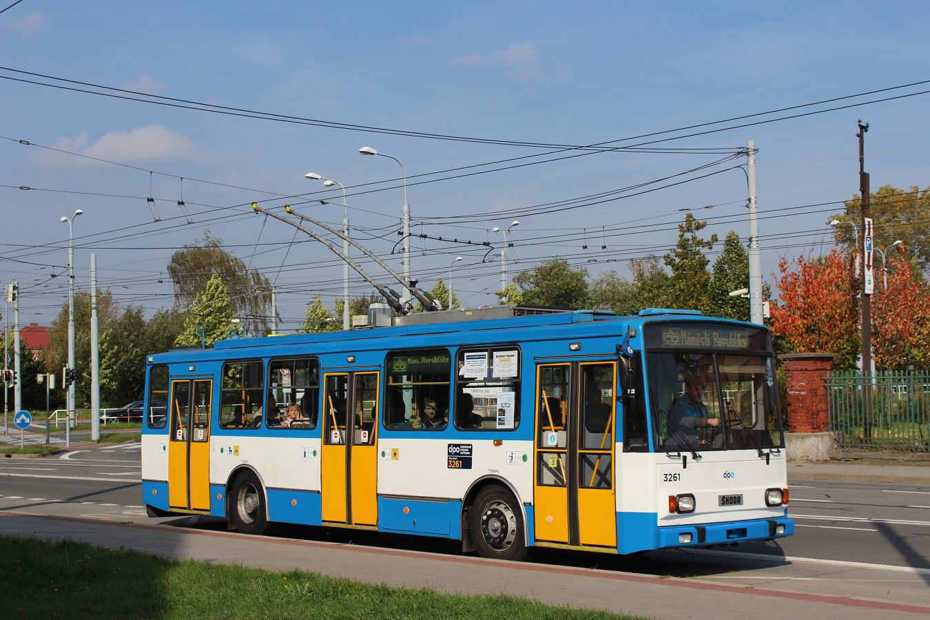 Острава, Škoda 14TrM № 3261; Острава — 70 лет троллейбуса в Остраве