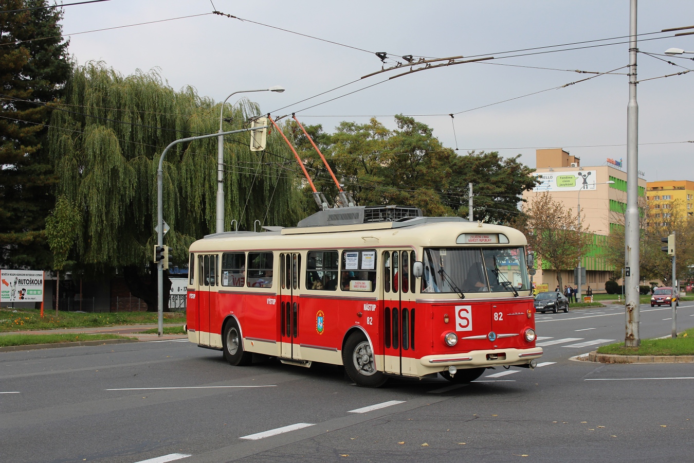 Острава, Škoda 9TrH23 № 82; Острава — 70 лет троллейбуса в Остраве